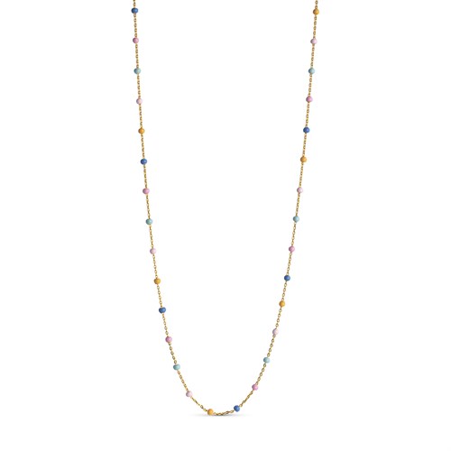 Enamel, Halskæde Lola, Lolly, 38+2+2 cm, Forgyldt